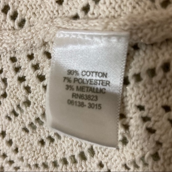 👡 CJ Banks Plus 👡 Size Open Front Sweater - Picture 8 of 9